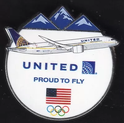 Sochi 2014. Olympic Games. Sponsor Pin. United. Aeroplane. Proud To Fly • $14.50