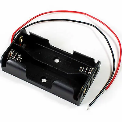 AA Battery Holder Case (1 PC) With Lead Wires High Quality. USA SELLER!!! • $2.39