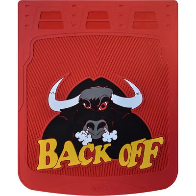 $57.99 • Buy M&C 'Back Off' Bull Semi-Truck Mud Flaps - 24in.W X 30in.H, Pair