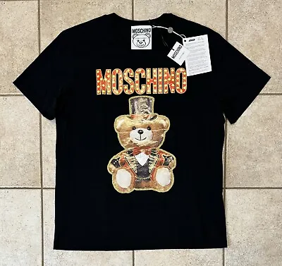 Moschino Teddy Bear Circus SOLD OUT Cotton T-shirt Large NWT Designer New • $150