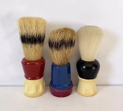 Lot Of 3 Vintage Made Rite Shaving Brushes • $24.99