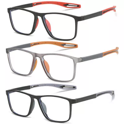 3PACK Myopia Glasses Nearsighted TR Frame Men Outdoor Sport Eyeglass Frames • $12.59