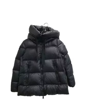 MONCLER Women's Celinda Down Jacket Quilted Black Romania Size:1 RN116347/900 • $776.28