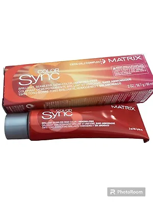 Matrix Color Sync Demi Permanent Hair Ammonia Free 2oz 7M DARK BLONDE MOCHA • $10.98