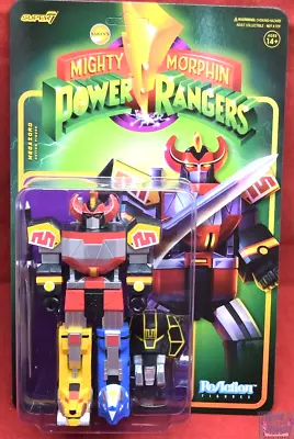 Unpunched Super7 ReAction Mighty Morphin Power Rangers MEGAZORD Wave 1 Figure • $28.88