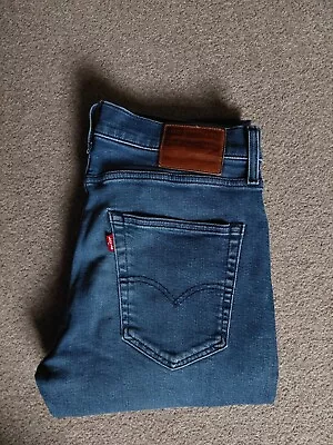 Levi’s 512 Slim Tapered Stretch Blue Jeans W32 L32 • £19.07