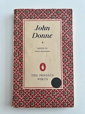 Vintage 1955 Poetry Classics - John Donne (Penguin Poets) By John Hayward PB • $7.50