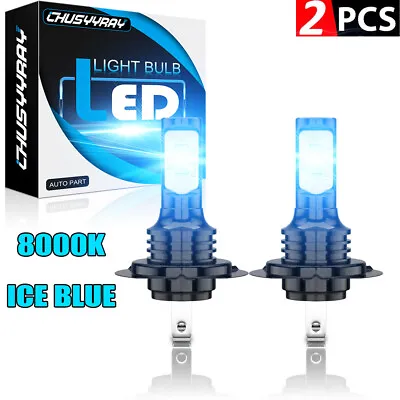 H7 LED Headlight Bulbs For Yamaha Super Tenere XTZ1200 2012-2021 8000K Ice Blue • $14.99