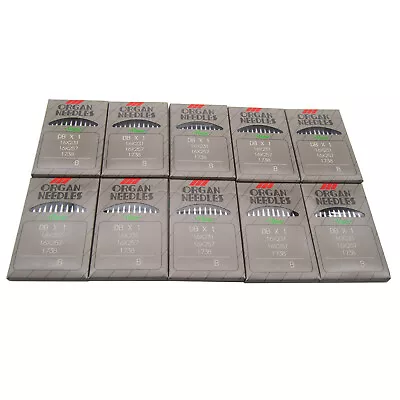 100 Japan ORGAN Sewing Machine Needles FIT FOR JUKI DDL-555DDL-5530 DDL-5550 • $19.42