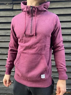 Converse Men's Essentials Winterwool Half Zip Hoody / BNWT / Red • £14