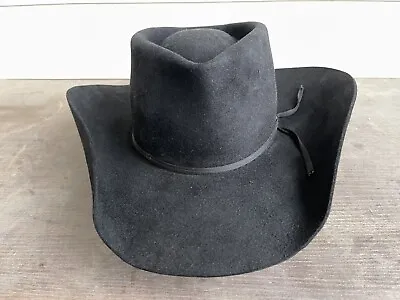 Beaver Felt Vintage Antique Old West Cowboy Hat 7 3/8 Yellowstone John Wayne • $135