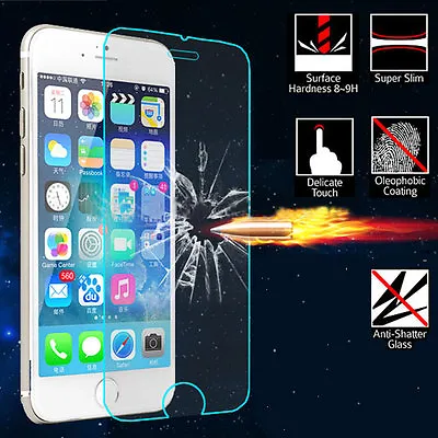 Tempered Glass Screen Protector Film Guard Apple IPhone 6 / 6S / 6 / 6S Plus  • $5.99