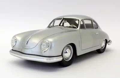 Schuco 1/18 Scale Model Car 45 002 5300 - Porsche 356 Coupe - Silver • $262.99