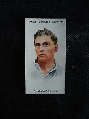 LAMBERT AND BUTLER FOOTBALLERS - #43 - Alfred Ellaby - St. Helens • £4.99