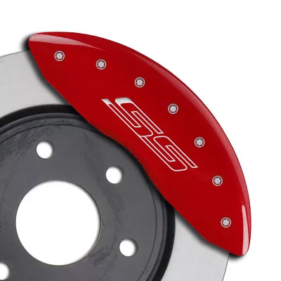 MGP Caliper Covers Set Of 4 'SS' Engraving For 2010-2015 Chevy Camaro SS-Red • $289