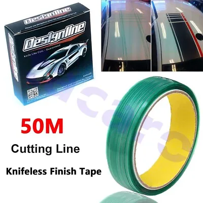 50m Knifeless Finish Line Tape Graphic Car Vinyl Cutting Cutter Trim Wrap Tool • $24.55