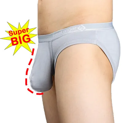 Special Man Ultra-Low Briefs Plus Big Penis Pouch Elastic Gay U-convex Underwear • $8