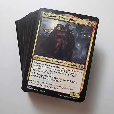 MTG Wilds Of Eldraine Commander EDH Totentanz Swarm Piper Deck • $19.99