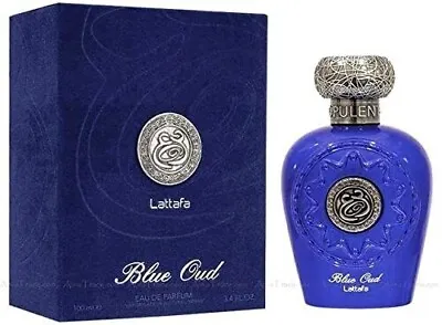 Blue Opulent Oud Musk By Lattafa 100Ml Oud Halal Attar EDP Spray Perfume • £13.89