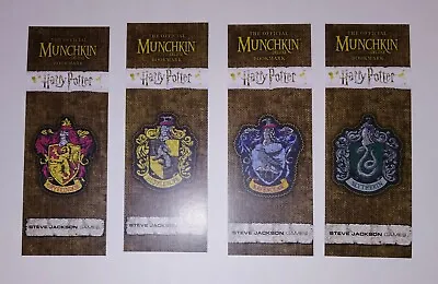 Harry Potter Munchkin Bookmark Lot Set Gryffindor Hufflepuff Ravenclaw Slytherin • $13.98