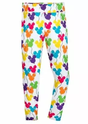 Disney Parks Mickey Mouse Icon Balloons Women's Leggings SIZE XS S M L NEW • $14.98