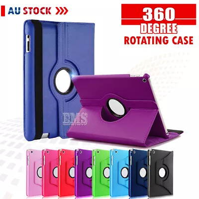 360 Rotate Leather Stand Cover For Samsung Galaxy Tab A9 Plus/A8/A7/A7 Lite Case • $9.95