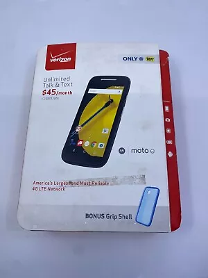 Verizon Prepaid - Motorola Moto E 4G With 8GB Memory No-Contract Cell Phone • $48.95