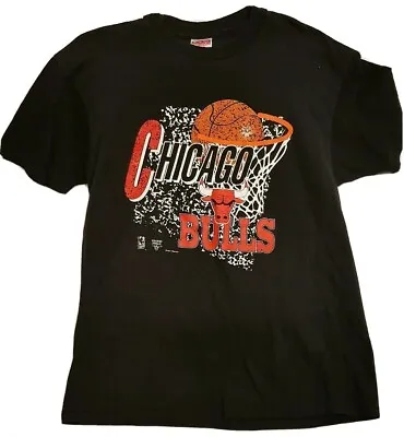 Vintage Chicago Bulls 1996 NBA T Shirt Size XL (46-48) Hanes Heavyweight • $49.99