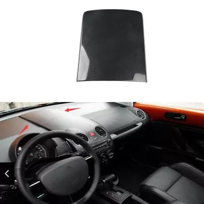 1PCS Middle Dash Dashboard ABS Cover Trim Carbon Fiber For VW Beetle 2003-2012 • $25.46