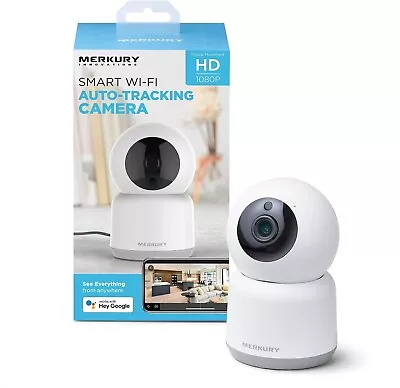 Merkury Innovations Smart Auto-Tracking Security Camera WiFi (MIC-CW035-199W)™ • $32.67