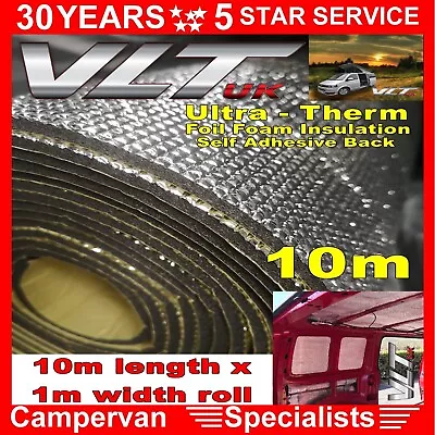 £74.99 • Buy Camper Van Insulation Foam Sound Proof Deadening Floor Roof 7mm Vw T5 6 Car 10m
