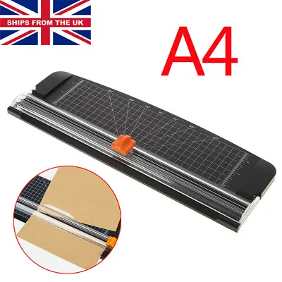 Heavy Duty A4 Photo Paper Cutter Guillotine Card Trimmer Ruler Home Office UK • £7.98