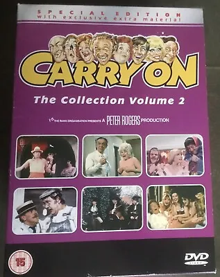 Carry On The Collection Volume 2 DVD Box Set The Carry On Films Sid James • £7.95