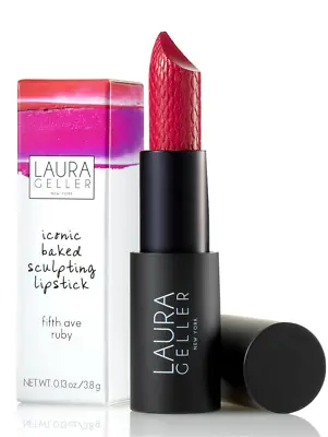 £2.45 • Buy Laura Geller Icon Lipstick SHADE: FIFTH AVE RUBY RED