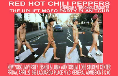 $13.99 • Buy Red Hot Chili Peppers Replica 1995 Concert Poster