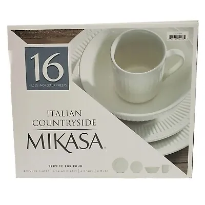 Mikasa Italian Countryside 16-Piece Dinnerware Set Serving For 4 • $85
