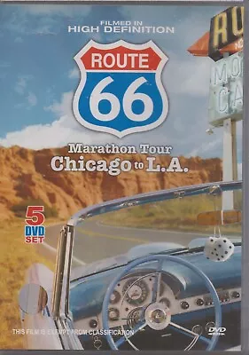 Route 66 Marathon Tour Chicago To La Dvd 5 Disc Set Region 4 Brand New & Sealed • $45