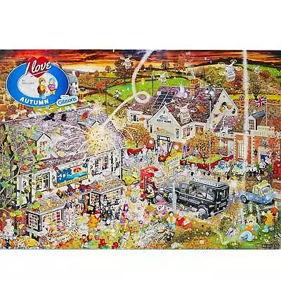 Gibsons 1000pcs I Love Autumn Mike Jupp Jigsaw Puzzle • £6.49