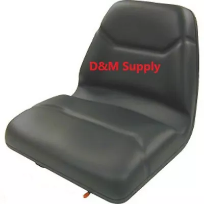 Deluxe High Back Lawn Garden Compact Tractor Michigan Style Seat BLACK • $119.37