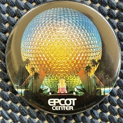 Org. 1982 Epcot Center Opening Button Walt Disney Productions Pin Pinback Button • $5