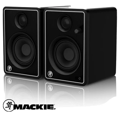 £75 • Buy Mackie CR4X Studio Monitors PAIR 4-inch 50W Limited Edition Silver