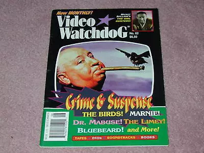 VIDEO WATCHDOG # 62 Hitchcock Mickey Spillane The Girl Hunters FREE SHIPPING • $10