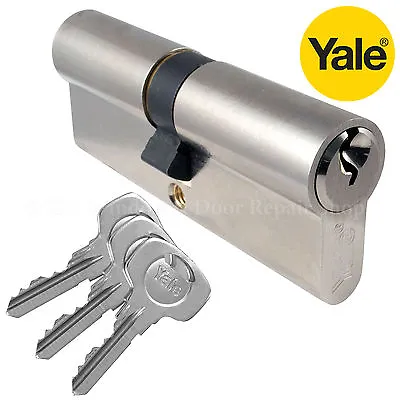 Yale Euro Cylinder Barrel Door Lock 6 Pin UPVC Door Aluminium Wood & PVC Doors • £13.39