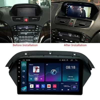 For 2007-2013 Acura MDX Stereo Radio 9  Android 12.0 GPS Nav Head Unit Wifi FM • $200.09