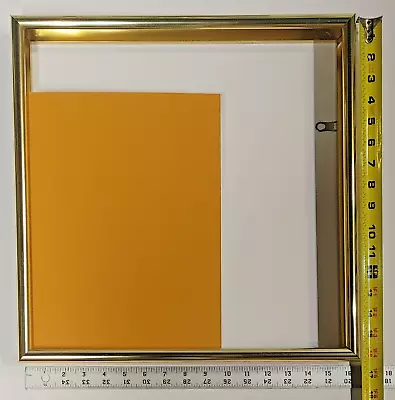 GOLD Deep Metal Poster Frame DIY (includes Hardware)  Picture Frame Moulding • $12