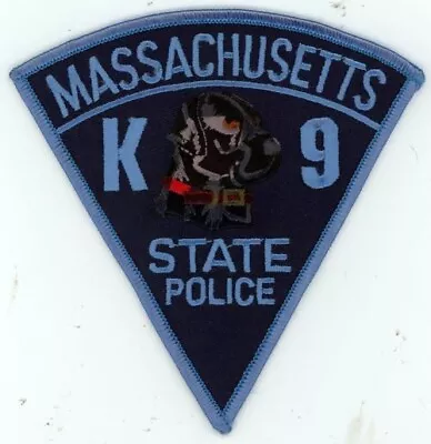 Massachusetts Ma State Police K-9 Nice Shoulder Patch Sheriff • $4.99