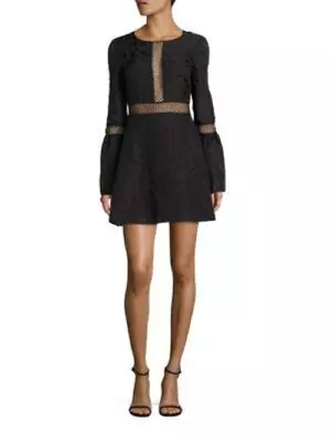 $28.95 • Buy Zac Posen Lace Bell Sleeve Dress - Size 8 EUC