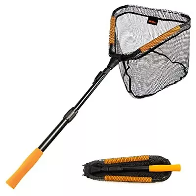 Floating Fishing Net - Fishing B: 16''/40cm Hoop Size Orange (Telescopic Pole) • $45.98