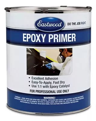 Eastwood 1:1 Epoxy Black Steel Aluminum Fiberglass Primer And Sealer 1 Quart • $59.99