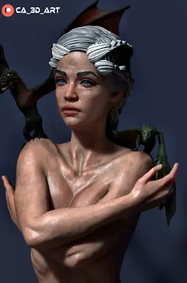 Daenerys Targaryen Game Of Thrones 90mm To 1:4 Scales Resin Model Kit • $150